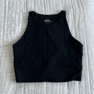 Madewell MWL Form Racerback Crop Top